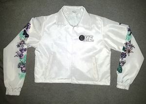 เสื้อแจ็กเก็ตกันลมมีกระดุมผ้าไนลอนสำหรับเล่นกีฬาฤดูใบไม้ร่วงและกางเกงขาสั้นเอวสูงออกแบบโลโก้ได้ตามต้องการขนาดพิเศษ - Product Image 2