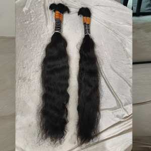 Extensiones de cabello humano liso de grado, precio al por mayor, extensiones de cabello crudo indio, paquetes de cabello alineado con cutícula virgen de un solo donante - Product Image 1