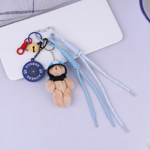 <span class=keywords><strong>2025</strong></span> lindo diseño de oso dijes hechos a mano para bolsos casco bolsa colgante llavero pareja regalo cordón cuerda mochila colgante diseñador - Product Image 6