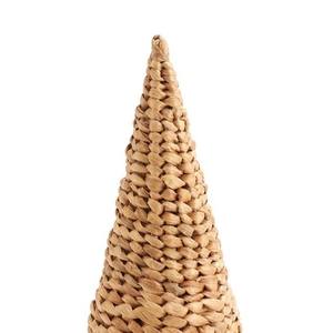 ของตกแต่งต้นคริสต์มาสรูปกรวยจากดอกไฮยาซินธ์ถักเปีย เป็นมิตรกับสิ่งแวดล้อม งานฝีมือประดับเทศกาล ผลิตในเวียดนาม รับผลิตแบบ OEM ODM ของตกแต่งสไตล์ชนบทสำหรับเทศกาลต่างๆ - Product Image 5