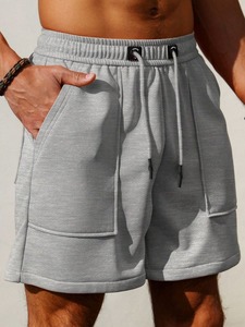 Pantalones cortos de hombre pesados de algodón 425G 100% personalizados de alta calidad pantalones cortos casuales de verano sueltos para hombres - Product Image 3