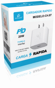 Chargeur USB PD 20W à charge rapide, adaptateur de téléphone portable Type C, QC2.0 5V/2.4A 0.5A disponible pour UE, États-Unis, Japon, boîte cadeau pour téléphone portable - Product Image 5