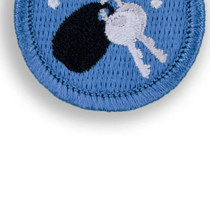 Insignias de bordado de chenilla hechas a mano de alta calidad OEM diseño de flores colores personalizados respaldo cosido proveedores de servicio OEM - Product Image 2