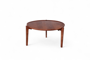 การตกแต่งห้องนั่งเล่นจัดด้วยโต๊ะกาแฟไม้กลมเฟอร์นิเจอร์บ้านสามขาเพื่อความสะดวกในการใช้งานในชีวิตประจำวัน - Product Image 2