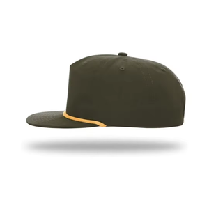 Chapeau de papa en coton à 5 panneaux de qualité supérieure Logo personnalisé Casquette Snapback non structurée à bord plat vierge pour le cyclisme en plein air-Made Viet Nam - Product Image 6