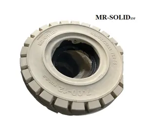 MR-SOLID 7.00-12トヨタヘリクラークフォークリフト天然ゴムタイヤバラエティ3層ゴム構造に使用する非ソリッドタイヤ