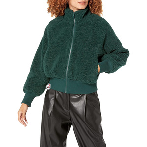Personaliza tu propia ropa de otoño para mujer, chaqueta de piel para mujer al aire libre, 100% poliéster, transpirable, logotipo personalizado, colores sólidos - Product Image 1
