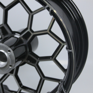 ล้อแม็กซ์มอเตอร์ไซค์ WHEELSHOME ขนาด 12-16 นิ้ว ผลิตจากอะลูมิเนียมอัลลอยด์ฟอร์จ ดีไซน์ใหม่ ขายดีที่สุด สำหรับรถแข่งและรถสตรีทคาร์ รุ่น MCF70 สำหรับเครื่องยนต์ 250 ซีซี 450 ซีซี - Product Image 2