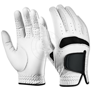 Gants de golf en cuir véritable OEM pour femmes et hommes de haute qualité Cabretta Soft Sports Hand Usage Premium Dernière collection - Product Image 3