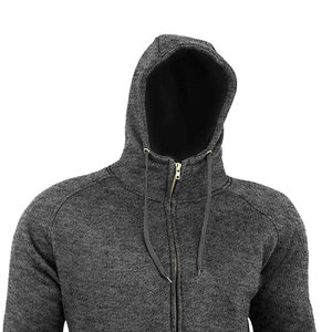 Precios al por mayor en Nuevo diseño personalizado hombres de gran tamaño moto sudaderas con capucha patrón sólido con capucha para la moda de invierno - Product Image 3