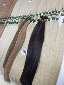 Extensions de cheveux humains vierges vietnamiens soyeux 100g, prix usine, brésiliennes Deep Wave en vrac, Super Double Drawn, Nasa Hair Keratin - Product Image 5