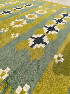 Tendance fait à la main naturel grands tapis brodés laine Jute tapis indien motifs traditionnels pour salon chambre tapis - Product Image 2