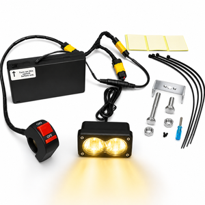 ทรอนเทค ไวร์เลส บาจา ไลท์ 18W เลนส์คู่ 1000LM ไฟหน้า LED สากลสำหรับเซอร์รอน ดิร์ทไบค์ อีไบค์จักรยาน - Product Image 1