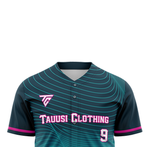 เสื้อเบสบอลผ้าโพลีเอสเตอร์ระบายอากาศสำหรับผู้ชายเสื้อปักโลโก้ตามสั่งขายส่งทีมกีฬาธรรมดา - Product Image 2