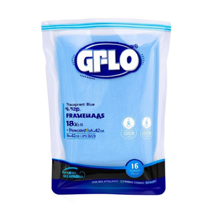 ถุงแช่แข็ง 15 ชิ้น (29 x 42 ซม.) พร้อมสายรัด GELO สีฟ้าใส 504084 - Product Image 2