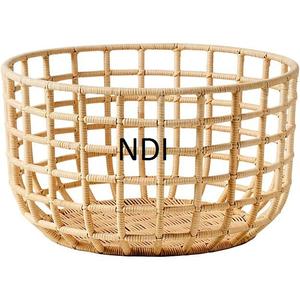 Panier de rangement pour fruits en fil de fer de haute qualité, finition dorée, avec poignées design, pour la décoration de table - Product Image 4