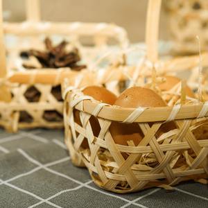 Paniers de stockage d'oeufs de qualité supérieure panier et boîte en bambou faits à la main naturels pour oeufs de poule en gros du Vietnam - Product Image 3