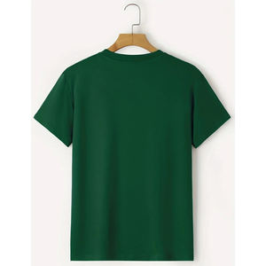 T-shirt vierge 100 % coton à manches courtes pour homme, modèle 2025, qualité supérieure, le plus vendu, personnalisable avec logo, style streetwear - Product Image 2