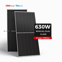 Module solaire bifacial monocristallin Trina Energy Efficiency Premium 650W 2382x1134mm LCOE BOS réduit de 1 à 5%