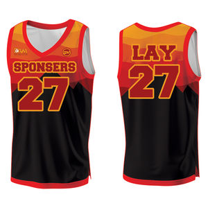 OEM personnalisé léger à séchage rapide maillot de basket-ball Premium School College Club Wear - Product Image 1