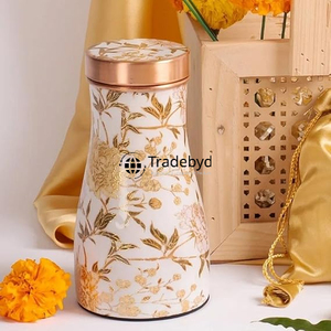 Classic Wide Copper Bottle All-Day Hydration Solution by Tradebyd Plastic Drinkware - Product Image 5