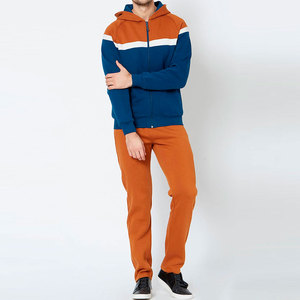 Top Quality New Trendy Tracksuit <b>Cheap</b> Price Men Tracksuits Slim Fit New Design Custom Men Tracksuit with panel work gym fitted - Product Image 1