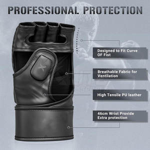 Equipo de entrenamiento de boxeo de artes marciales avanzadas, guantes de MMA diseñados para ejercicio físico y acondicionamiento. - Product Image 3