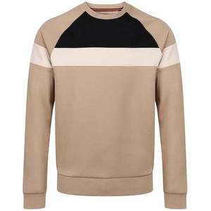 Men's Winter Casual Regular Fit Solid 100% Cotton <b>Fleece</b> Crew Neck Long Sleeve <b>Sweatshirts</b> Custom Logo Customized Contrast Color - Product Image 1