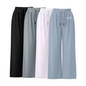 กางเกงกีฬาผ้าใบกันน้ำขนาดกลางสำหรับผู้ชาย, กางเกงกีฬาผ้าแคนวาสสำหรับผู้ชายผ้าคอตตอน100% ยืดได้ลำลองใช้ได้ทุกวันทรงตรงเรียบ - Product Image 1