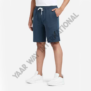 2022 pantalones cortos deportivos con logotipo personalizado para hombres sólidos ecológicos al por mayor verano sublimación en blanco Color personalizable teñido liso - Product Image 6