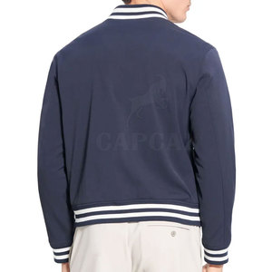 Wholesale Lettermen <b>Jacket</b> for <b>Men</b> Premium Quality Breathable Comfortable High Street Style Wool/Polyester Stand Collar Winter - Product Image 2
