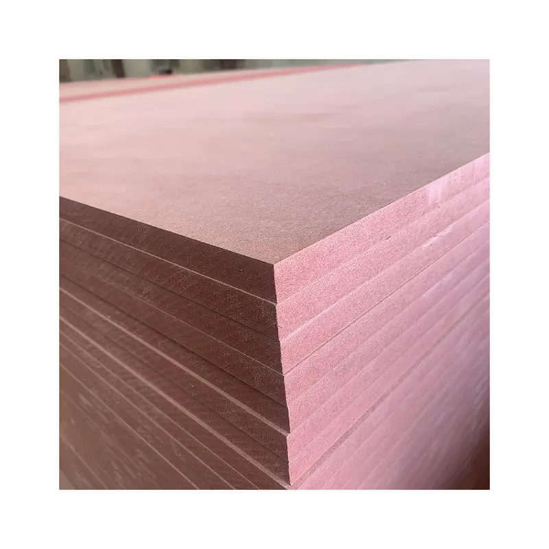 Premium Quality 5-18mm B1 fire proof / flame retardant fire resistant rated red MDF board price / moisture proof