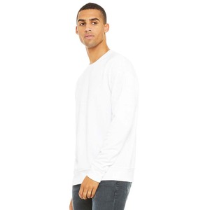 Sweat-shirt personnalisé 100% coton de haute qualité Pull à col rond à manches longues bleu - Product Image 5