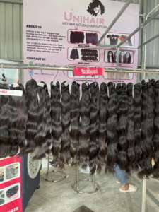 ผมมนุษย์หยักศกธรรมชาติผมมนุษย์แบบไม่ผ่านการทำหนังกำพร้าไม่ผ่านกระบวนการ1มัดจากผู้จำหน่ายในเวียดนาม - Product Image 2