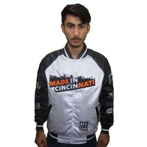 College Embroidery Polyester Bulk Wholesale Custom Breathable Eco-Friendly Mens Winter Varsity Baseball Bomber Satin Jacket - Product Image 6