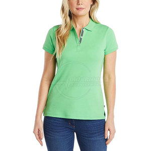 Camiseta de polo informal de algodón para mujer, colección de verano, venta al por mayor, disponible con logotipo personalizado, el mejor precio - Product Image 6