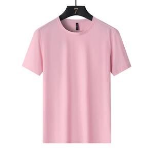 Ropa deportiva de verano para hombres y mujeres, secado rápido, transpirable, rayas sólidas, manga corta, gimnasio, Fitness, Jersey para correr, uso informal - Product Image 3