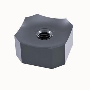 Puntas de Cuchilla Indexables de Cuatro Esquinas Mecanizadas con Precisión de 40mm y 34mm para Componentes de Equipos de Reciclaje de Rotor de Eje Único - Product Image 1