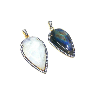 Jespar 70-72mm pendentif pointe de flèche en laiton de style vintage fournisseur en vrac de force et de résilience pour les enfants galvanisés - Product Image 4