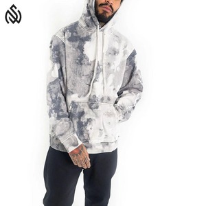 Sweat à capuche à la mode de style urbain délavé à l'acide décontracté 100% coton saison d'hiver capuche réglable et design décontracté - Product Image 2