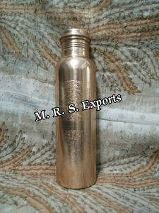 34 Oz Pure Copper <b>Water</b> <b>Bottle</b> Premium Quality <b>Metal</b> Copper <b>Bottle</b> Handcrafted Large Hammered Copper by M. R. S. EXPORTS - Product Image 5