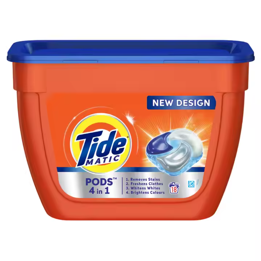 Tide Matic 4in1 PODs Detergent Pack 32 ct -for Top & Front load washing machine only