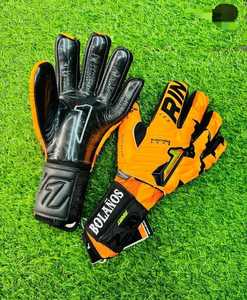 Guantes de portero de cuero Premium personalizables de alta calidad para uso en exteriores - Product Image 1