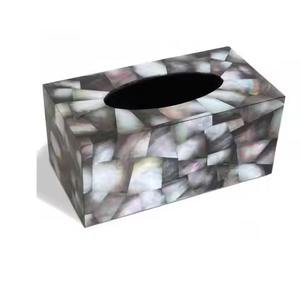 Boîte à serviettes en nacre exclusive Porte-mouchoirs de qualité supérieure pour table de restaurant d'hôtel de mariage Décoratif et usage quotidien - Product Image 4