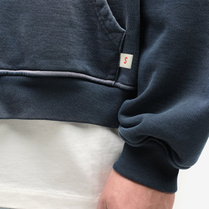 Diseño único 500GSM Oversized Sun Fade Cotton Blended Hoodies 100% Cotton Street Wear Double Ended Zip Sun Faded Hoodies - Product Image 6