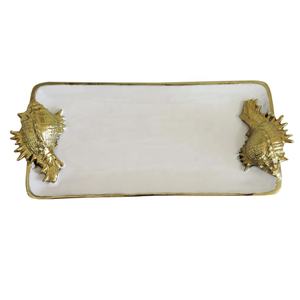 Aluminium Serving <b>Tray</b> in <b>Enamel</b> Coated Handcrafted Home Decor Decorative Accents Decorative <b>Tray</b> - Product Image 3