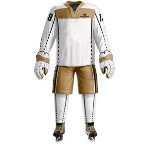 Uniforme de hockey sur glace de conception sur mesure de meilleure qualité vêtements d'entraînement uniforme de hockey sur glace 100% polyester à bas prix en gros - Product Image 1