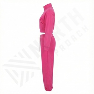 Survêtements personnalisés à bas prix pour femmes, ensembles de jogging deux pièces, style actuel, vêtements de sport, vêtements de sport pour la course à pied, vêtements de sport personnalisés - Product Image 3