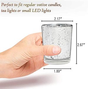 New Eco-Friendly Decorative Glass Votive <b>Candle</b> Holder for Christmas and Valentine's Day Home Decoration Customization Bulk - Product Image 4