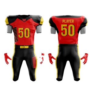 Uniforme de Fútbol Americano Personalizado al por Mayor de Alta Calidad con Impresión Digital, Transpirable, Manga Corta 2026 - Product Image 4